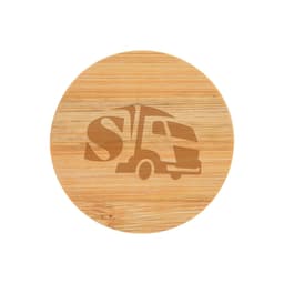 Discus Bamboo Bottle Opener Coaster  - image 3