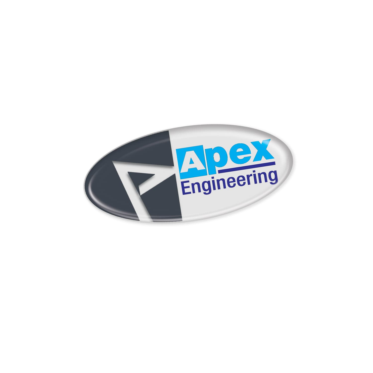Resin Coated Labels 55 x 24mm - Oval-Active Image