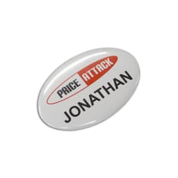 Button Badge Oval - 65 x 45mm - image 1