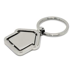 Spinning House Metal Key Ring - image 1