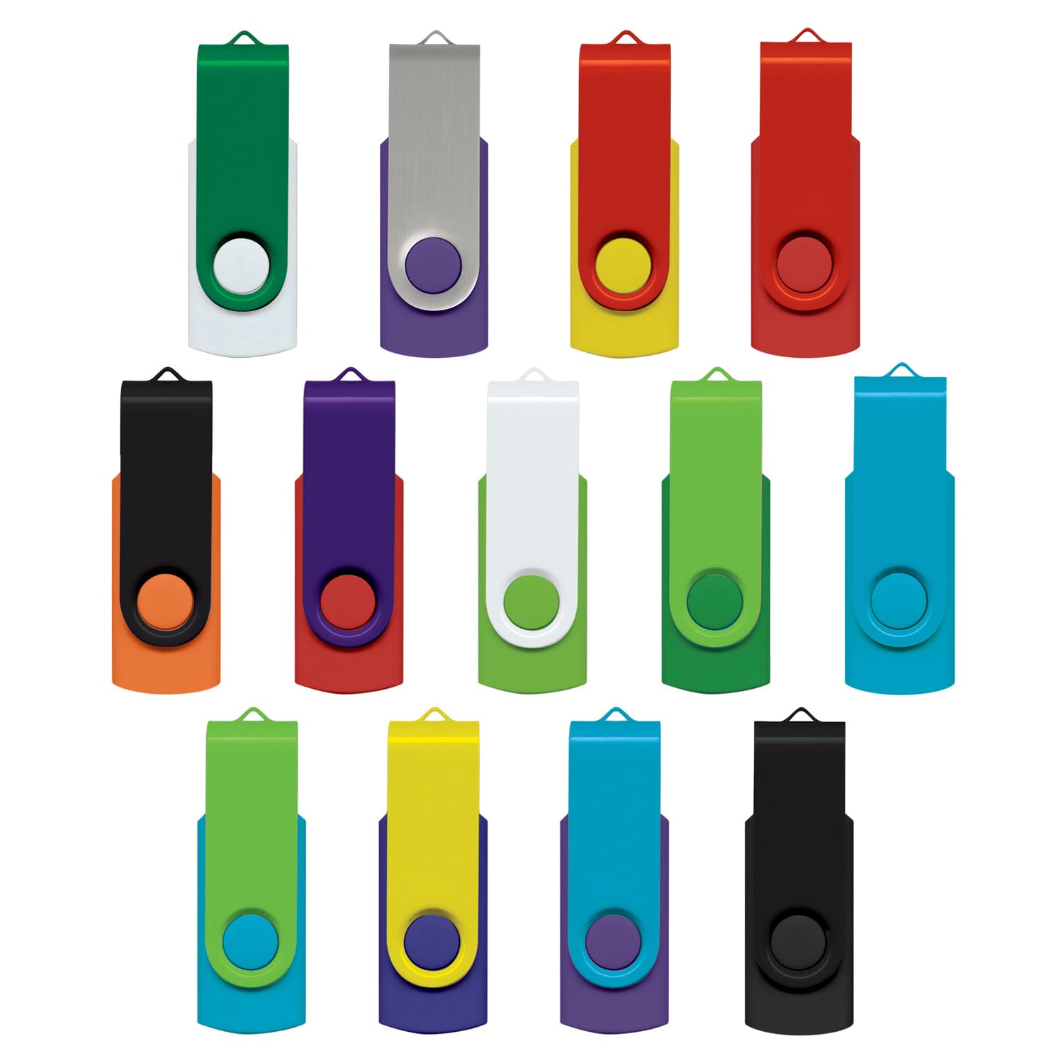 Helix 4GB Mix & Match Flash Drive-Active Image