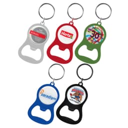 Chevron Bottle Opener Key Ring - image 2