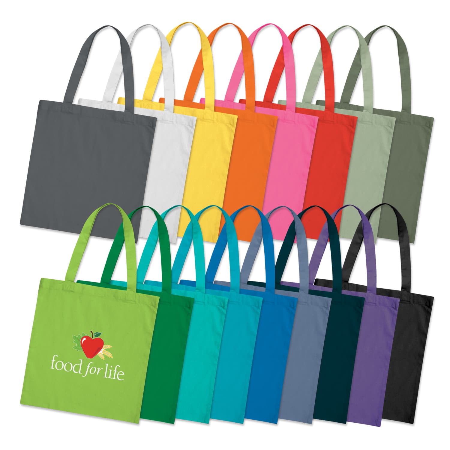 Sonnet Cotton Tote Bag - Colours-Active Image