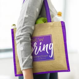 Monza Jute Tote Bag - image 2