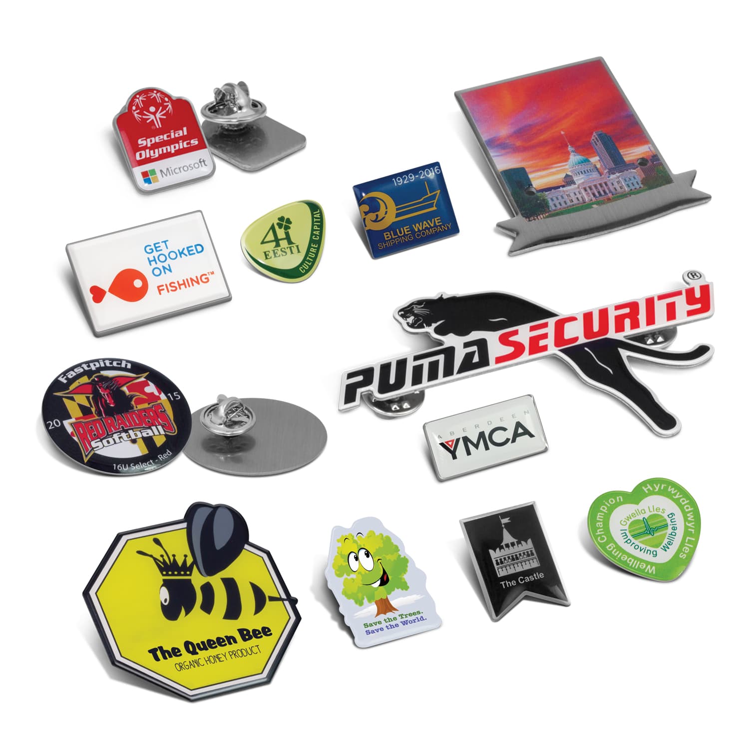Lapel Badges-Active Image
