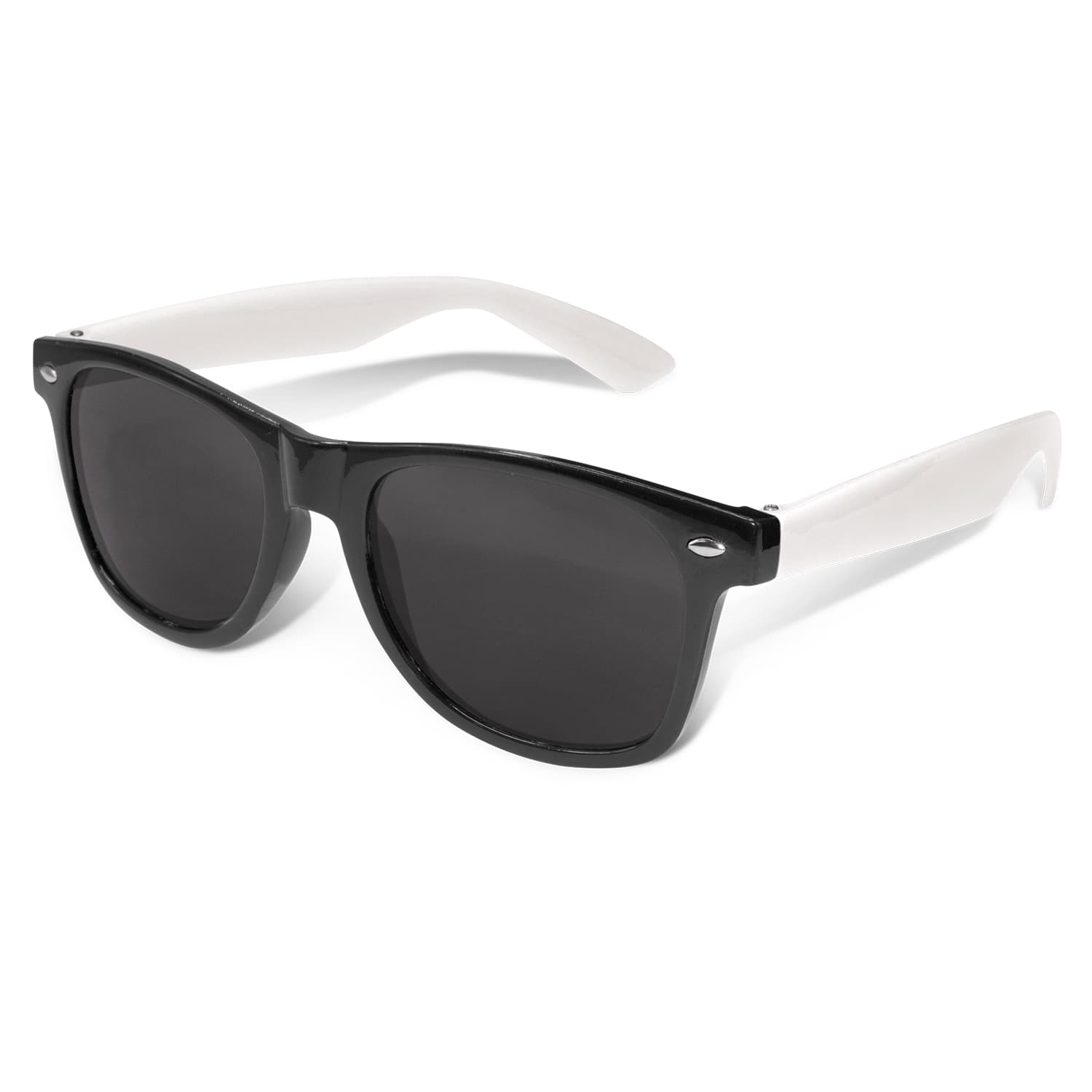 Malibu Premium Sunglasses - White Arms-Active Image