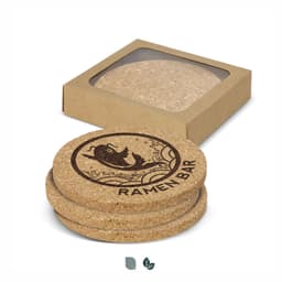 Oakridge Cork Coaster Round - Set of 4 - image 2