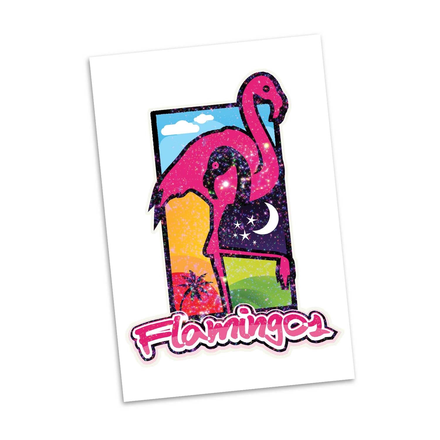 Temporary Tattoo Glitter - 51mm x 76mm-Active Image