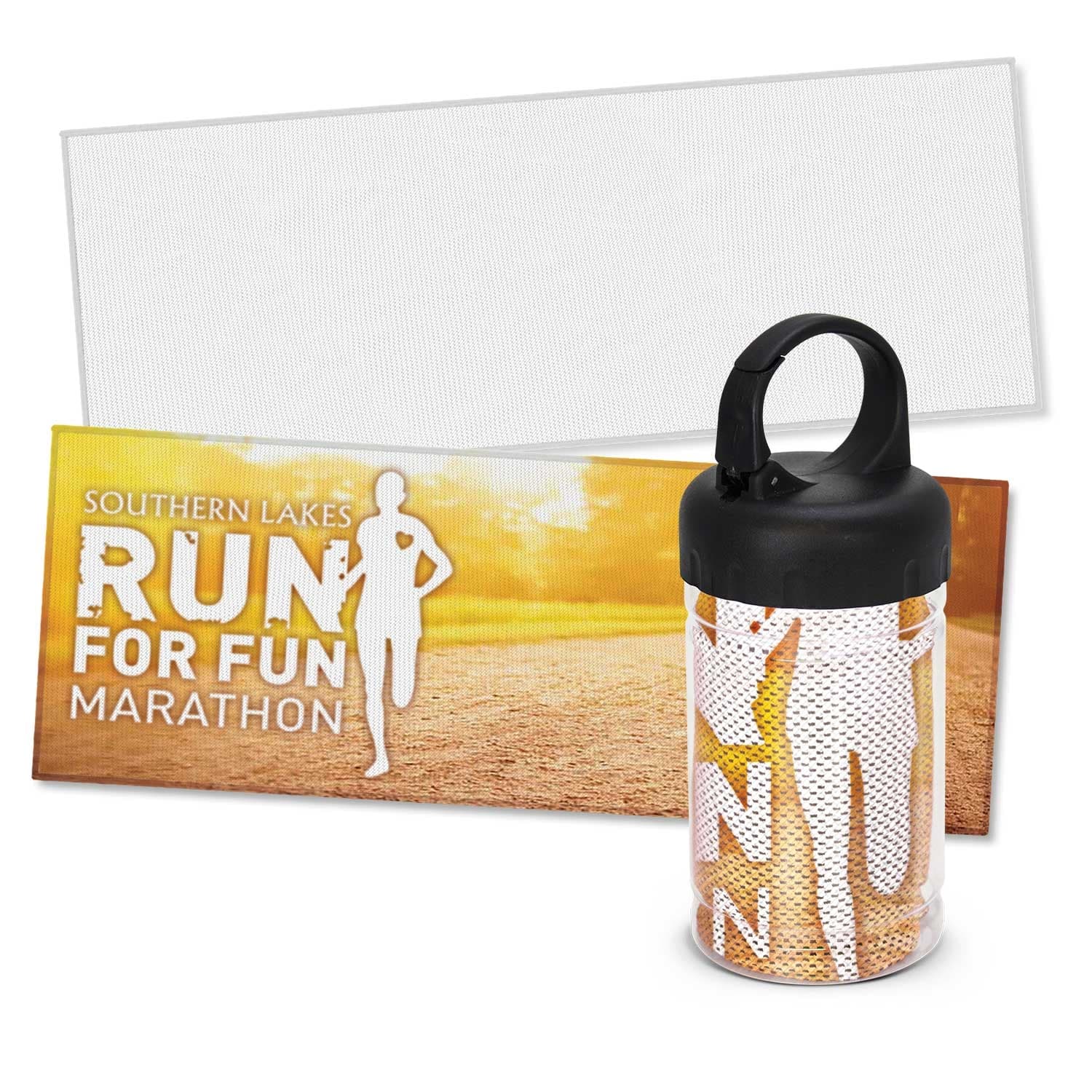 Yeti Premium Cooling Towel - Full Colour - Tube-Active Image