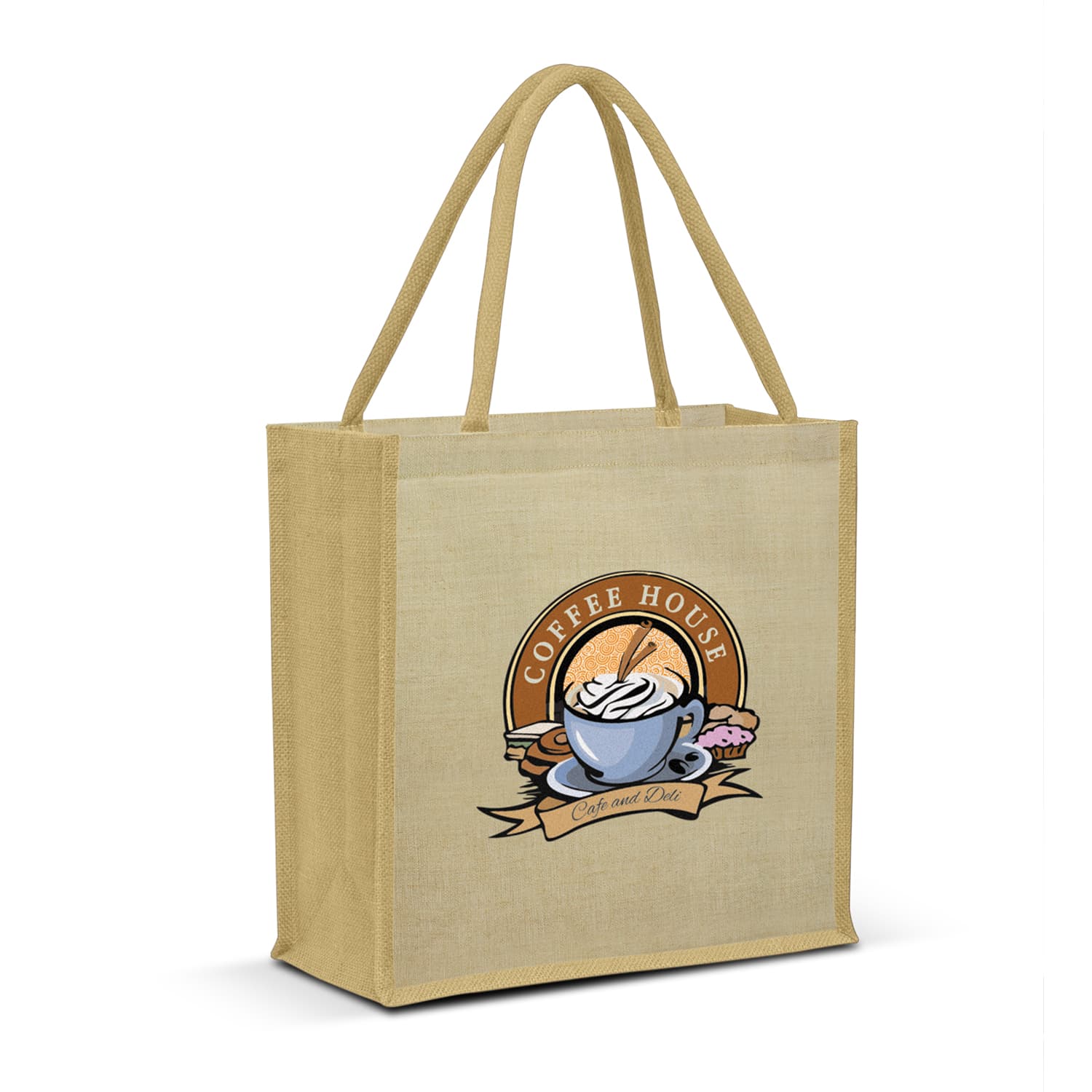 Monza Juco Tote Bag-Active Image