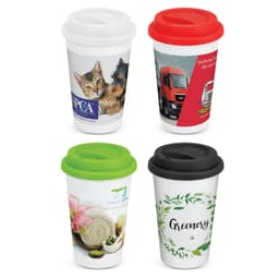 Aztec Double Wall Coffee Cup - Full Colour - image 5