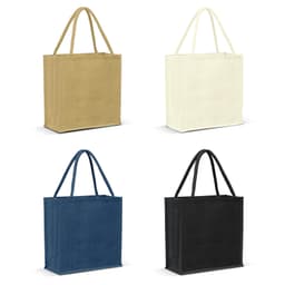 Monza Jute Tote Bag - Colour Match - image 5