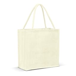 Monza Jute Tote Bag - Colour Match - image 2