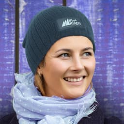 Nebraska Cable Knit Beanie with Patch - image 3