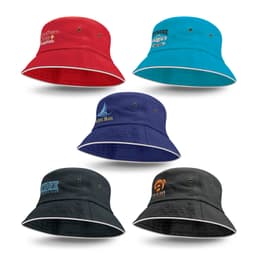 Bondi Bucket Hat - White Sandwich Trim - image 6