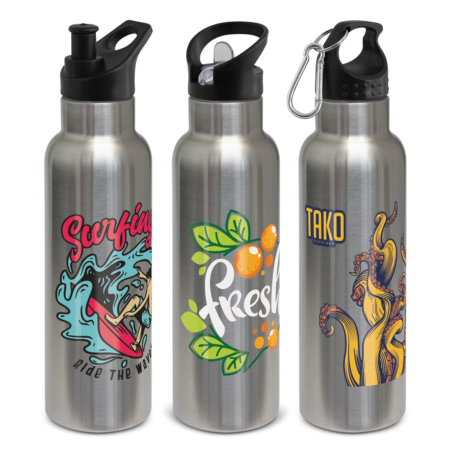 Nomad Vacuum Bottle - Stainless-Active Image