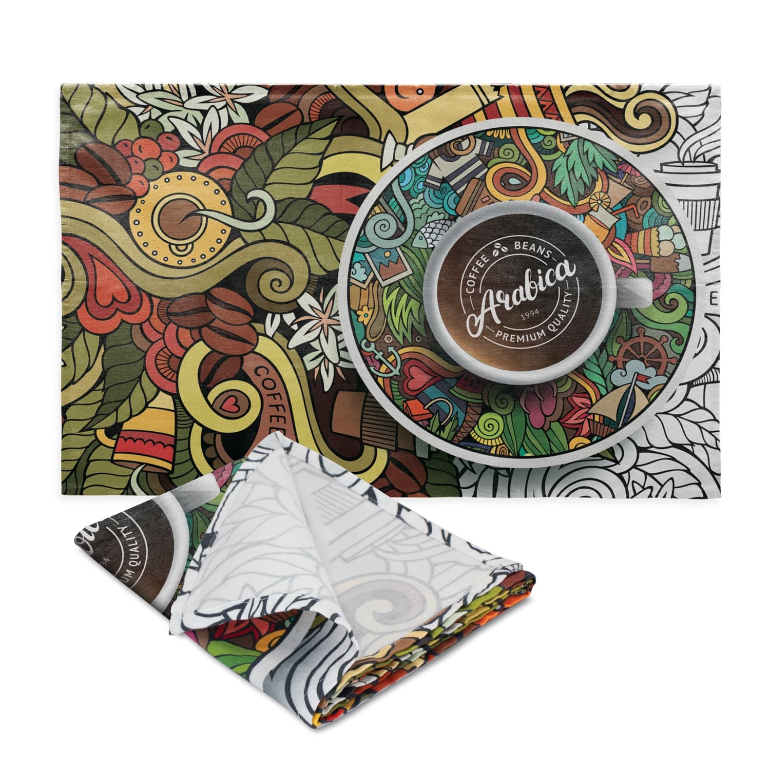 Bistro Cotton Tea Towel-Active Image