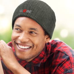 Nebraska Heather Cable Knit Beanie - image 1