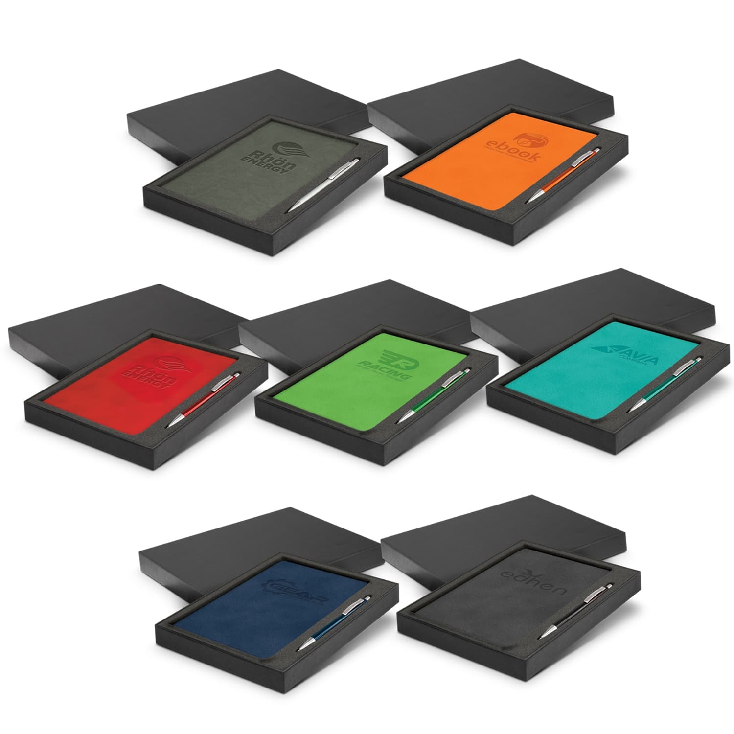 Demio Notebook and Pen Gift Set-Active Image