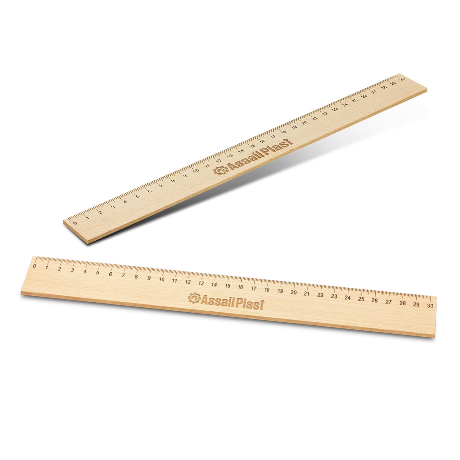 Wooden 30cm Ruler-Active Image