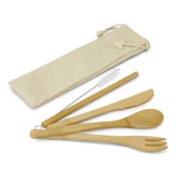 Bamboo Cutlery Set - image 5