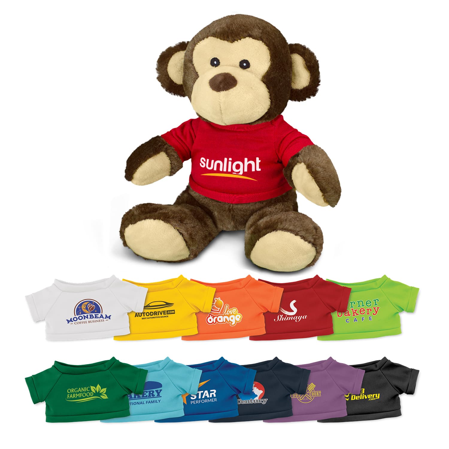 Monkey Plush Toy-Active Image