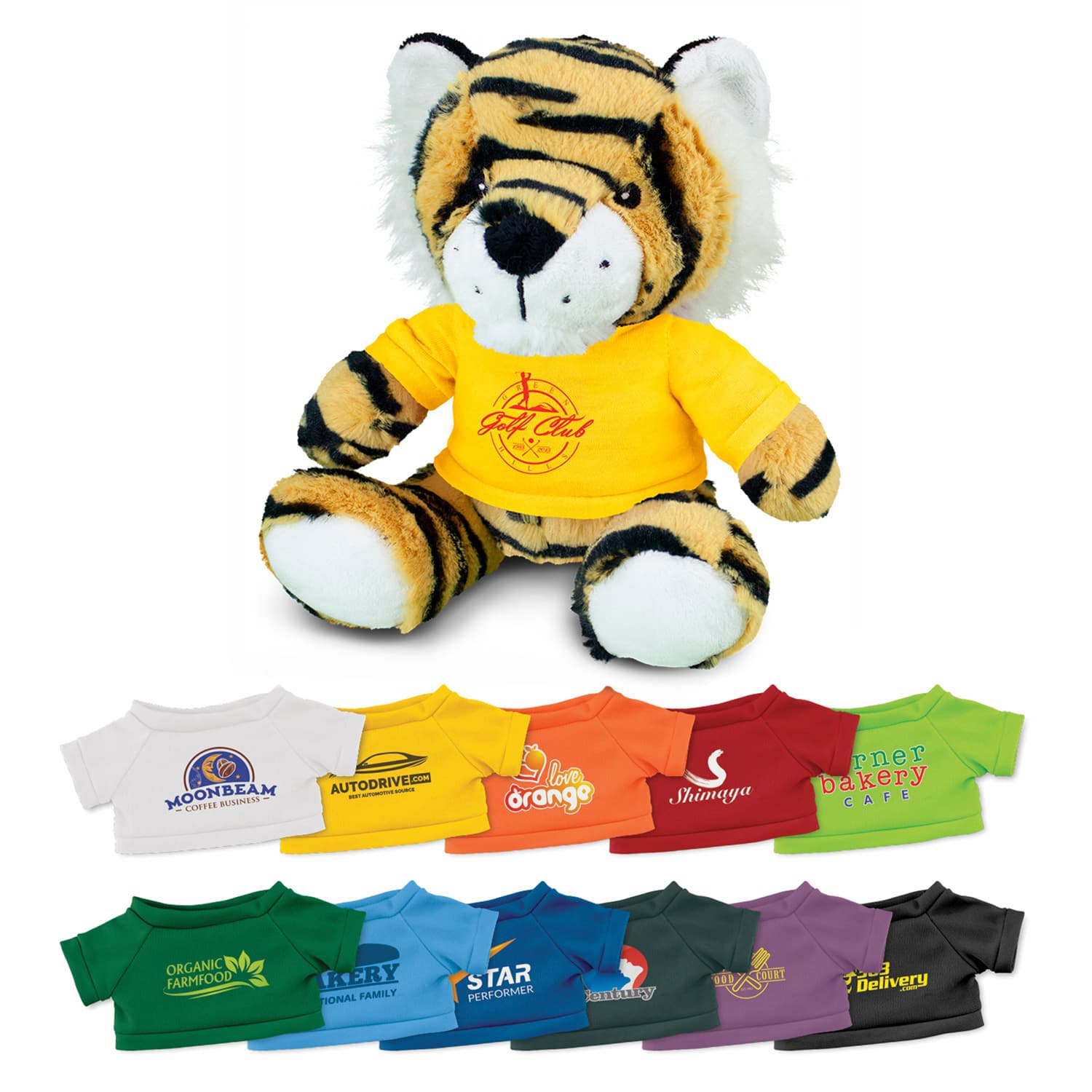 Tiger Plush Toy-Active Image
