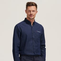 SOLS Barry Men's Denim Shirt - image 1