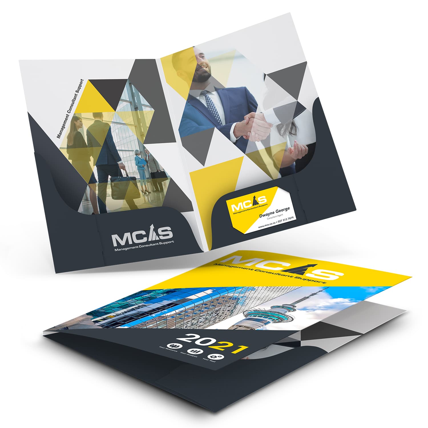 A4 Presentation Folder with Twin Pockets-Active Image
