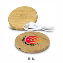 Vita Bamboo Wireless Charger - Round - image 5