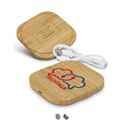 Vita Bamboo Wireless Charger - Square - image 5
