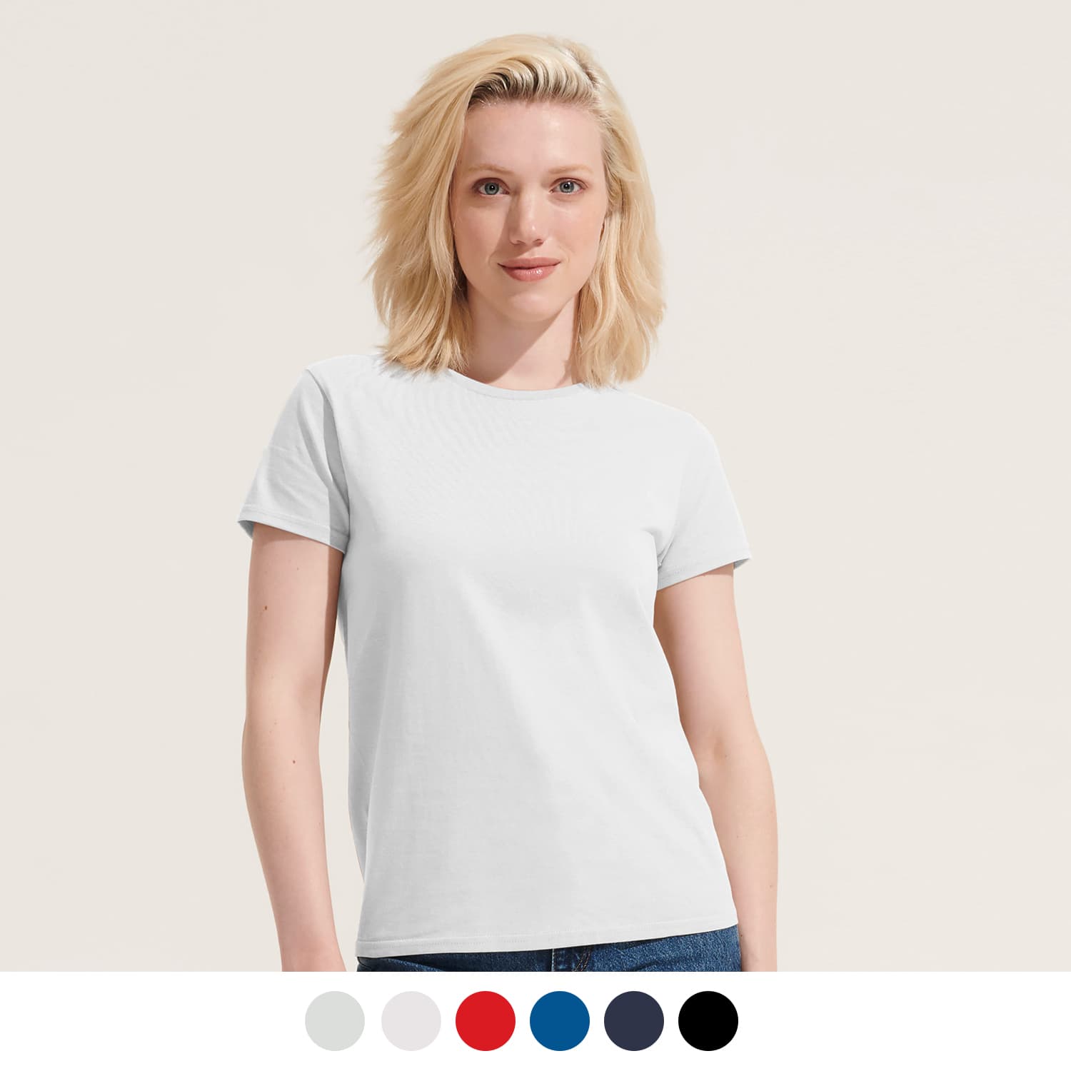 SOLS Pioneer Womens Organic T-Shirt-Active Image