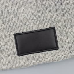 Nebraska Heather Cable Knit Beanie With Patch - image 7