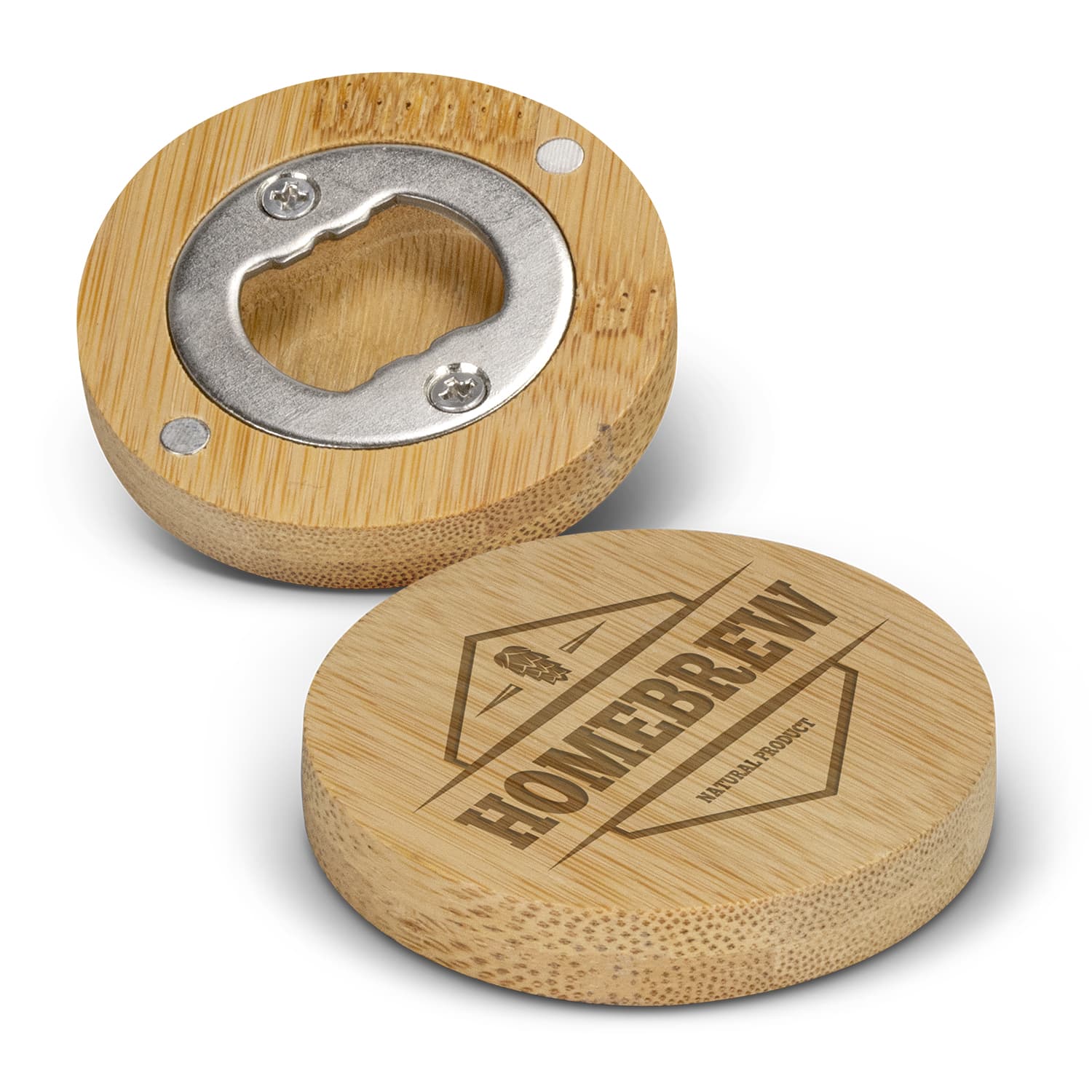 Bamboo Bottle Opener-Active Image