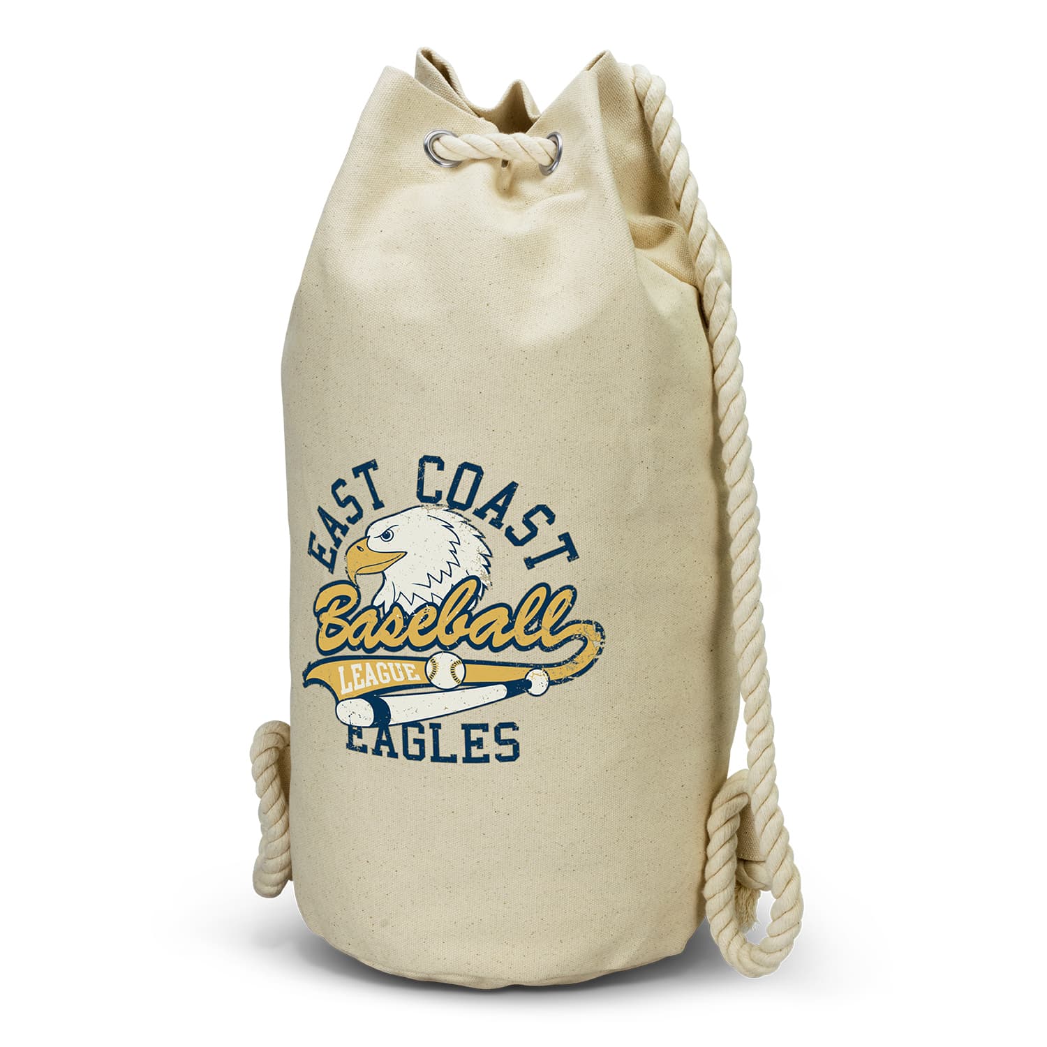 Riverside Canvas Barrel Bag-Active Image