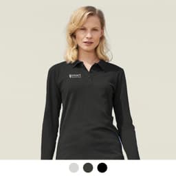 SOLS Perfect Women's Long Sleeve Polo - image 4