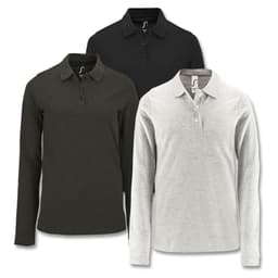 SOLS Perfect Women's Long Sleeve Polo - image 6