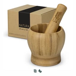 NATURA Bamboo Mortar and Pestle - image 4
