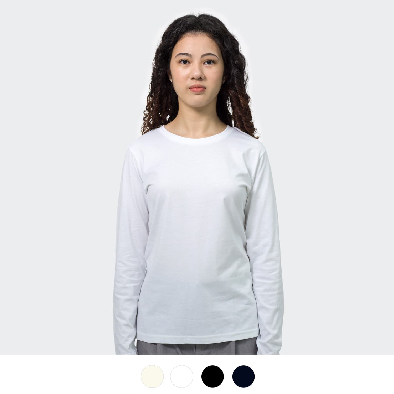 TRENDSWEAR Harlow Women's Long Sleeve Crew-Active Image