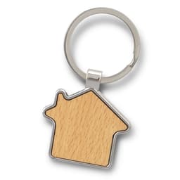 Santo House Shaped Key Ring - image 1
