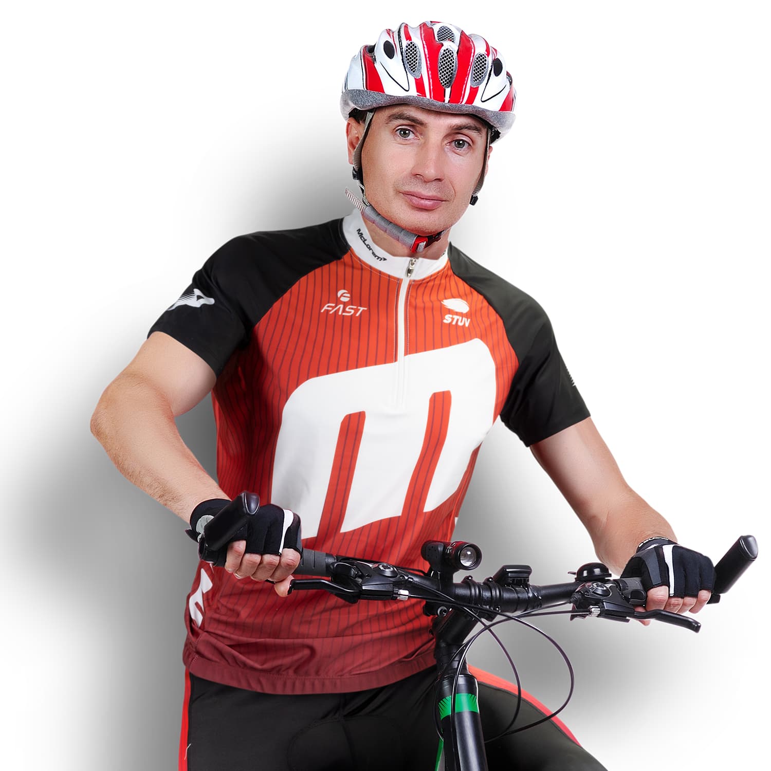 Custom Mens Cycling Top-Active Image