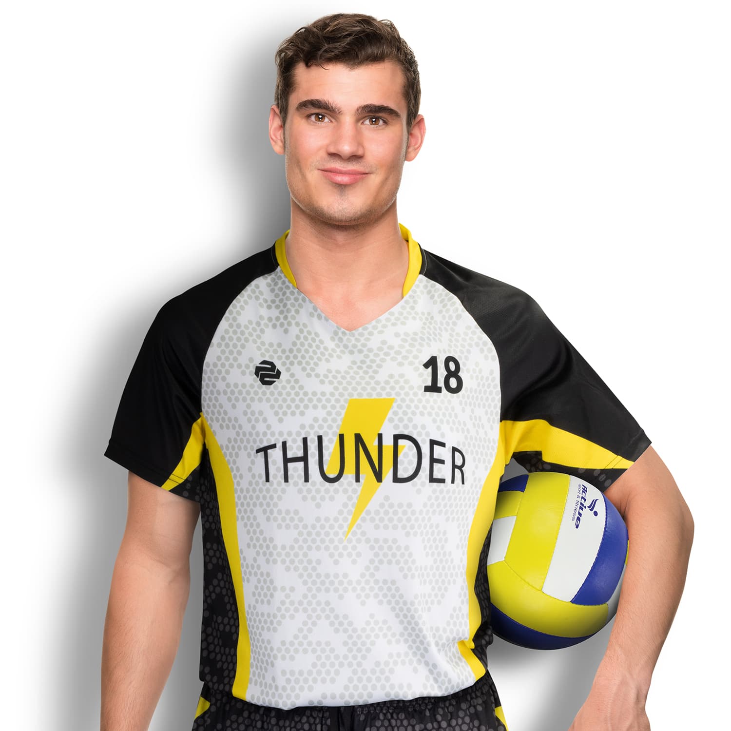 Custom Mens Volleyball Top-Active Image