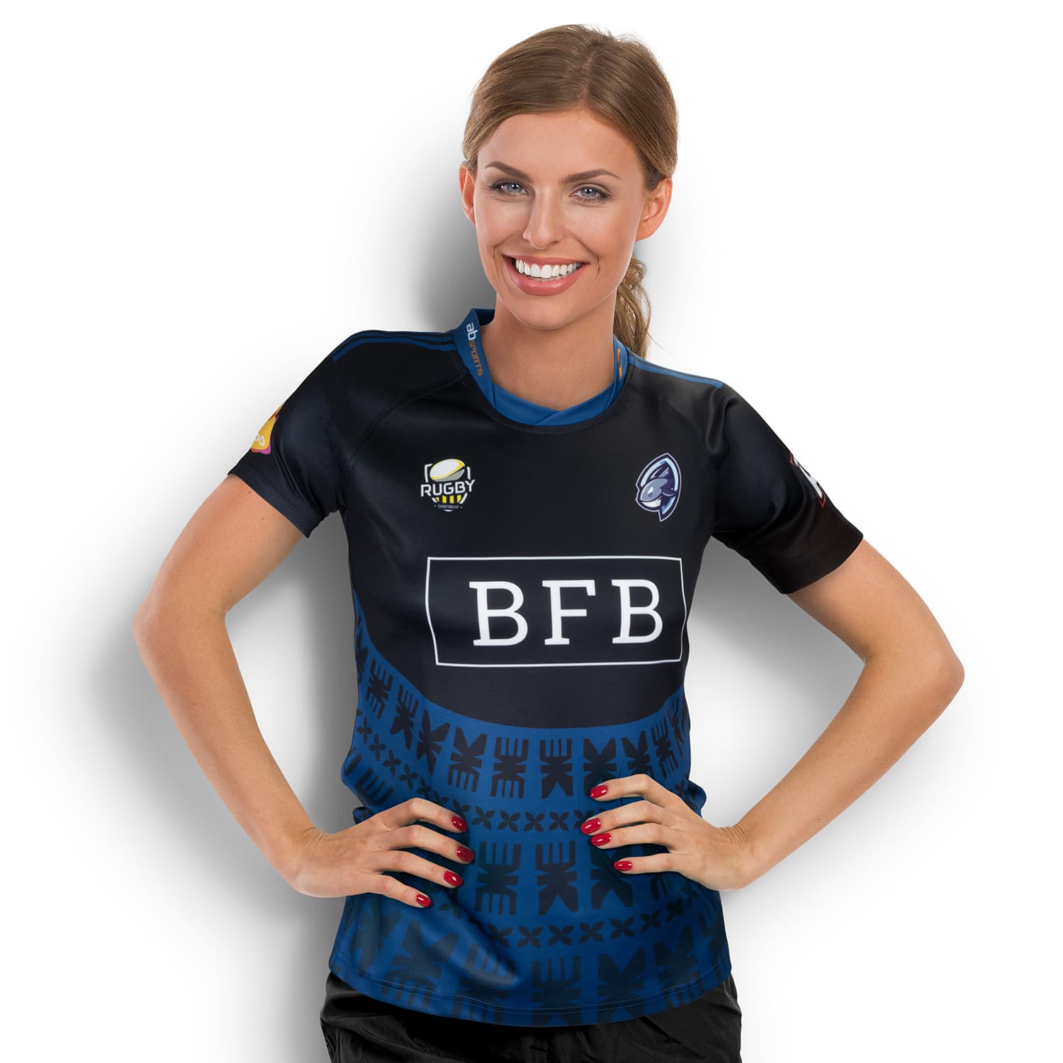 Custom Womens Performance Rugby T-Shirt-Active Image