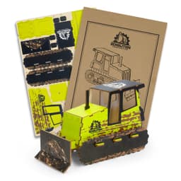 BRANDCRAFT Bulldozer Wooden Model - image 1