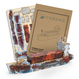 BRANDCRAFT Cargo Ship Wooden Model - image 1