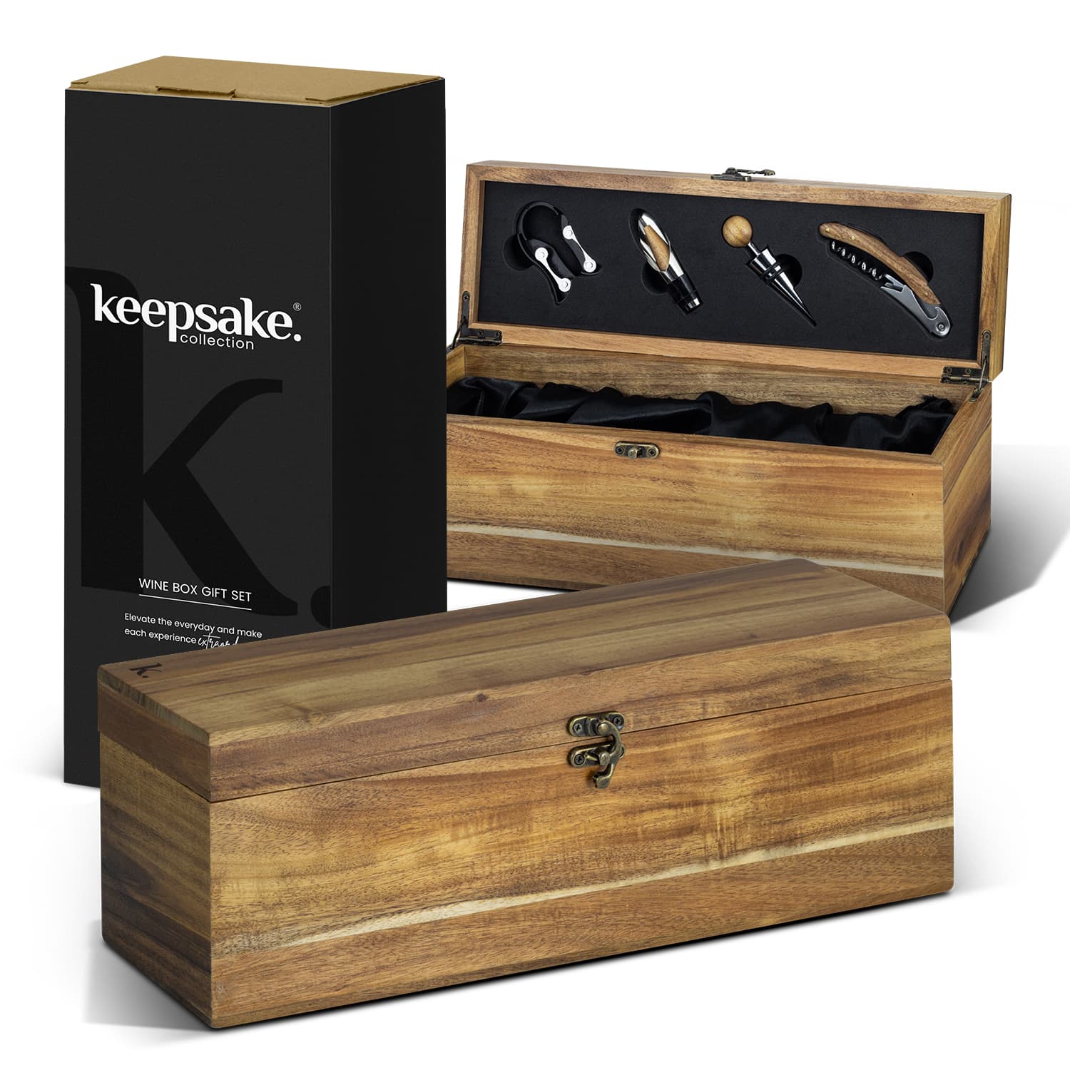 Keepsake Wine Box Gift Set-Active Image