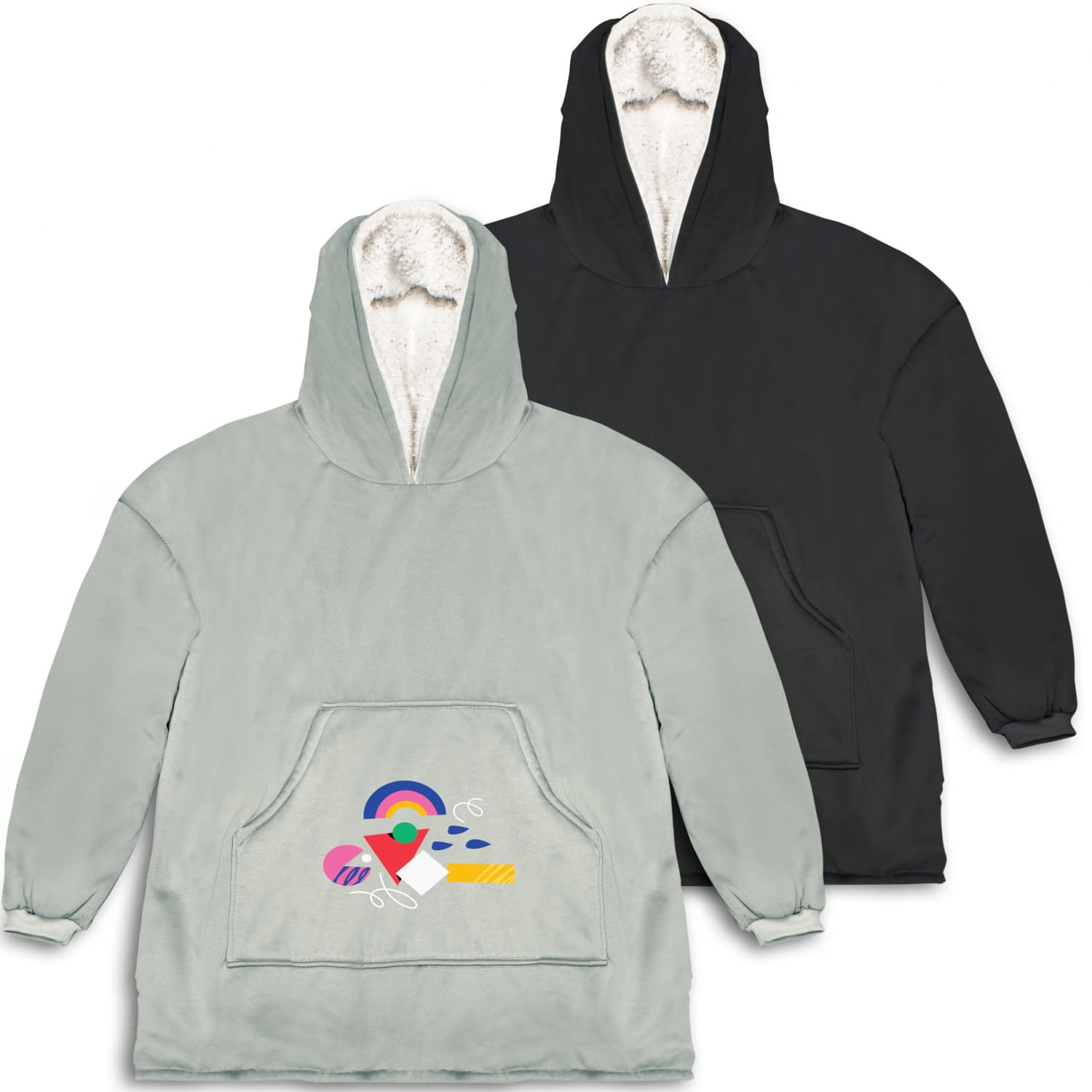 Cosmos Blanket Hoodie-Active Image