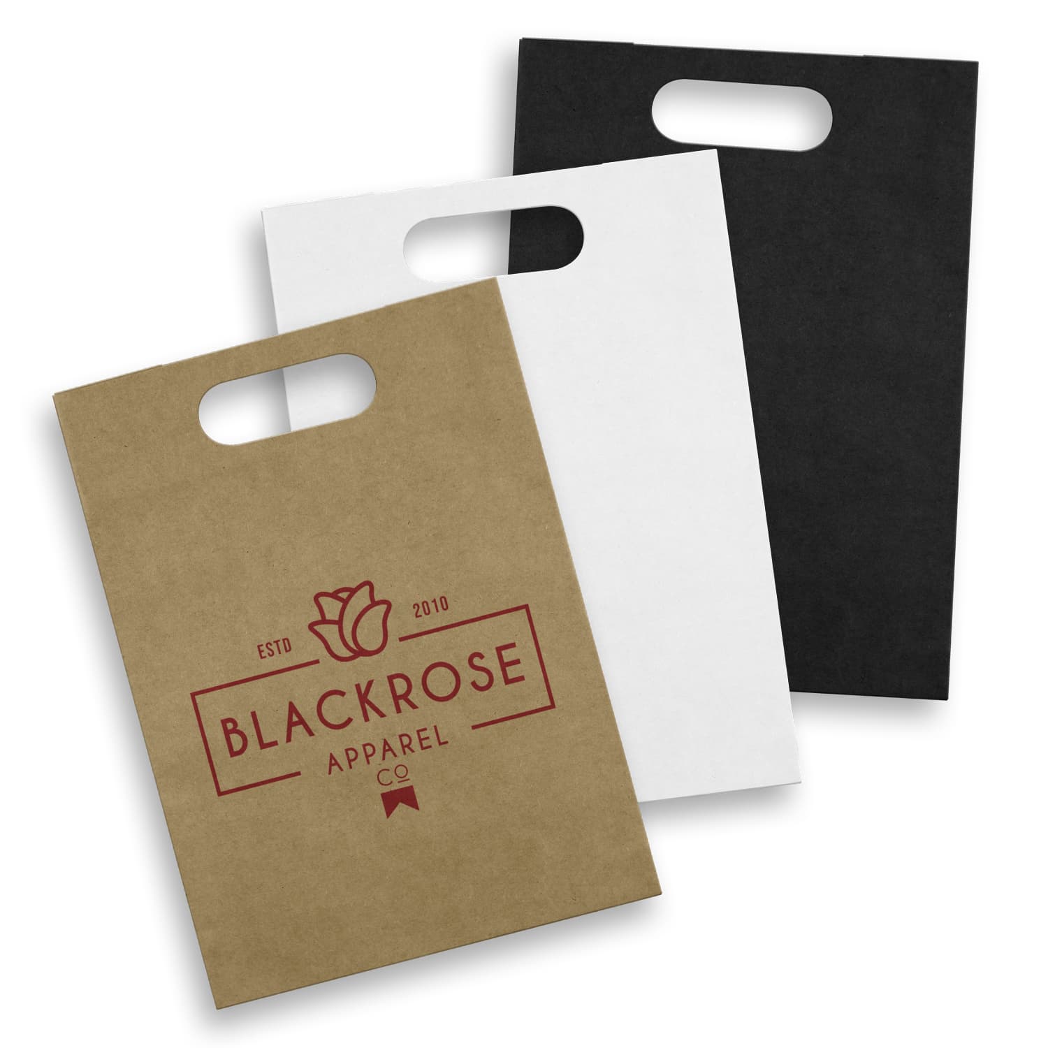 Large Die Cut Paper Bag Portrait-Active Image