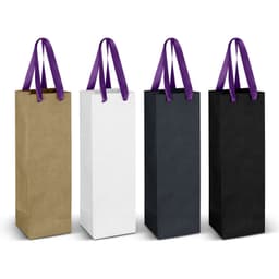 Wine Ribbon Handle Paper Bag - image 4