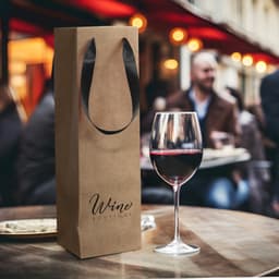 Wine Ribbon Handle Paper Bag - image 12